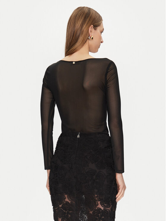 Rinascimento Rinascimento Body CFC0121148003 Negru Slim Fit