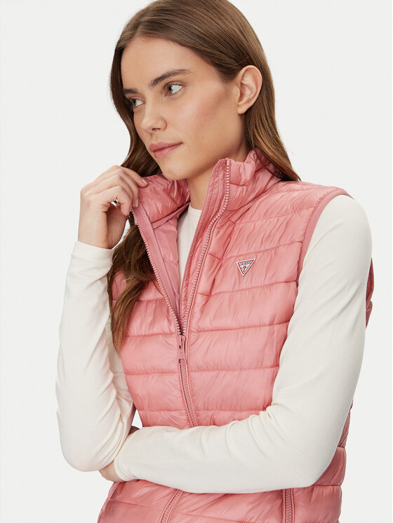Guess Jeans Guess Jeans Bodywarmer W5RN55 WHAB2 Rosa Regular Fit
