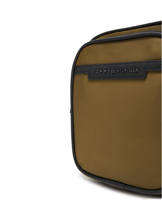 Tommy Hilfiger Tommy Hilfiger Taška cez rameno Th Repreve Mini Reporter AM0AM13465 Hnedá
