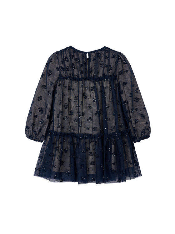 Mayoral Mayoral Elegantes Kleid 4919 Dunkelblau Regular Fit