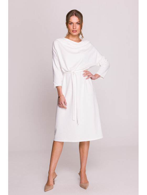 Stylove Stylove Večerní šaty S403 Bílá Premium Fit