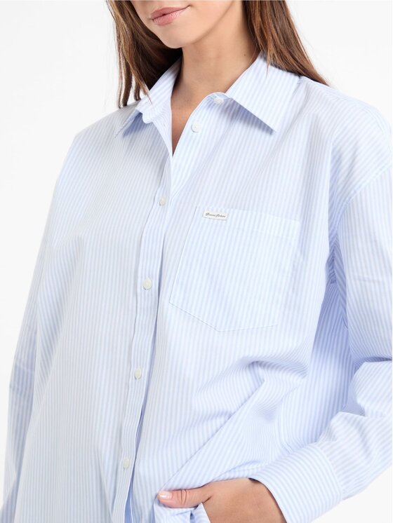 Guess Jeans Guess Jeans Košile 171495 Modrá Classic Fit