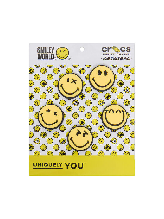 Crocs Crocs Διακόσμηση παπουτσιών Smileyworld 5Pck 10015113 Έγχρωμο