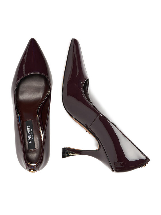 Nine West Nine West Čevlji z visoko peto CEO-AMANI-01 Bordo rdeča