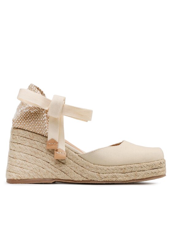 Castañer Castañer Espadrilles Tina Jute/001 023071-203 Fehér