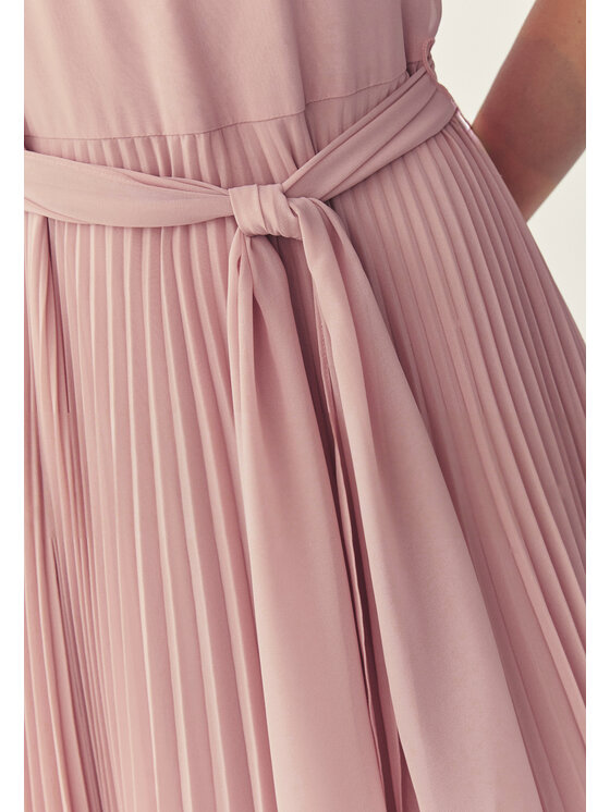 TATUUM TATUUM Sukienka codzienna PLEATA Różowy Flare Fit