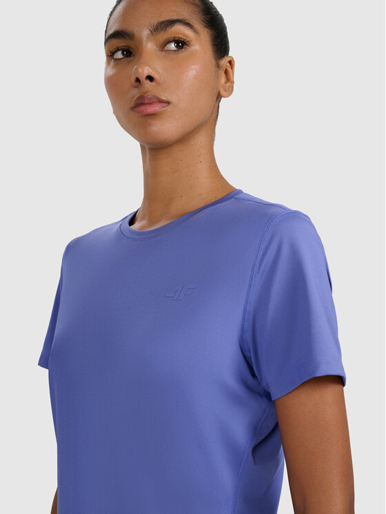 4F 4F Koszulka techniczna MULTI ACTIVE Granatowy Regular Fit