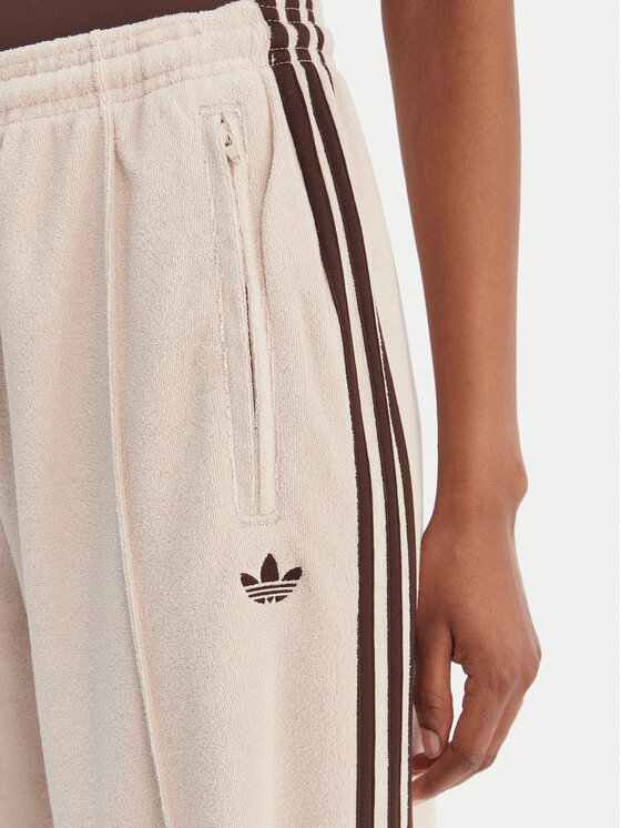 adidas adidas Teplákové nohavice Terry Towel Firebird KQ6661 Béžová Loose Fit