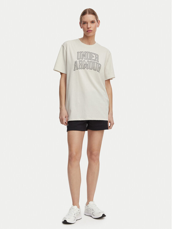 Under Armour Under Armour Póló Ua Rival Campus 6007883 Ekru Oversize