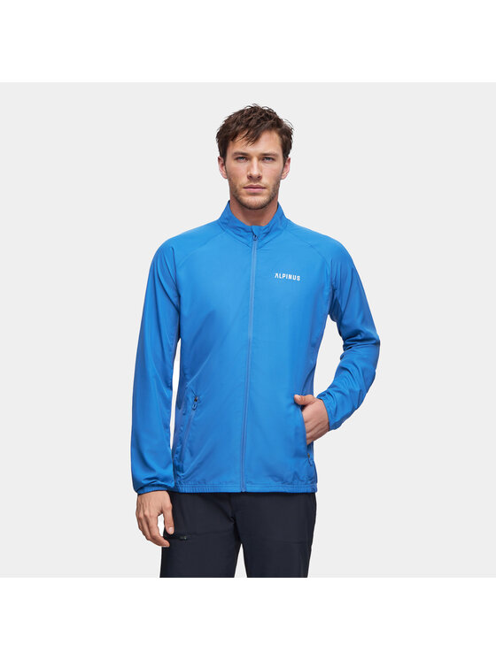 Alpinus Alpinus Kurtka do biegania Tamaro Niebieski Slim Fit