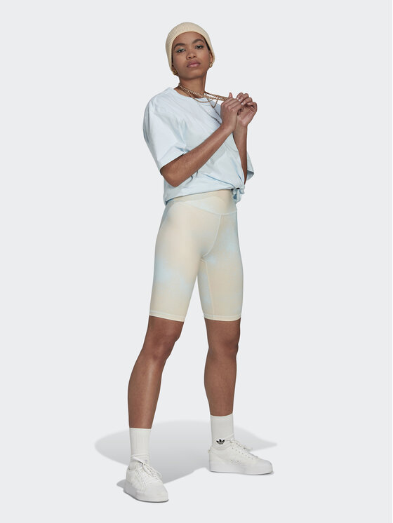 adidas adidas Biciklističke hlače Allover HL6602 Šarena Extra Slim Fit