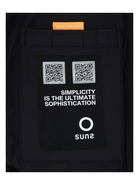 SUNS SUNS Giubbotto invernale gbs53026u-black Nero Regular Fit