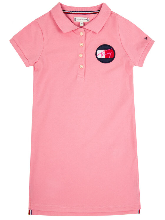 Tommy Hilfiger Tommy Hilfiger Polo marškinėliai Essential KG0KG04898 M Rožinė Regular Fit