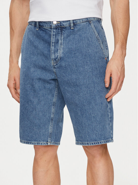 United Colors Of Benetton United Colors Of Benetton Дънкови шорти 4GDTU900Q Син Regular Fit