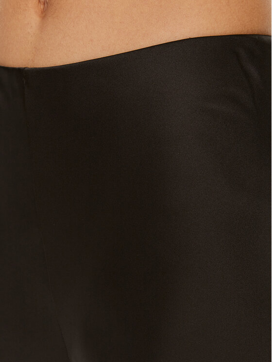 NORMA KAMALI NORMA KAMALI Kalhoty z materiálu ST1247CBA87001 Černá Regular Fit