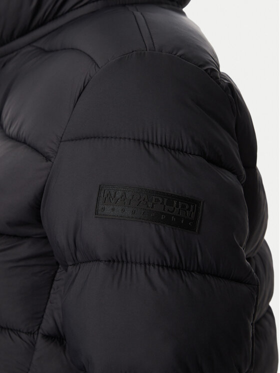 Napapijri Napapijri Žieminė striukė A-Aernis NP0A8BQ6 Juoda Regular Fit