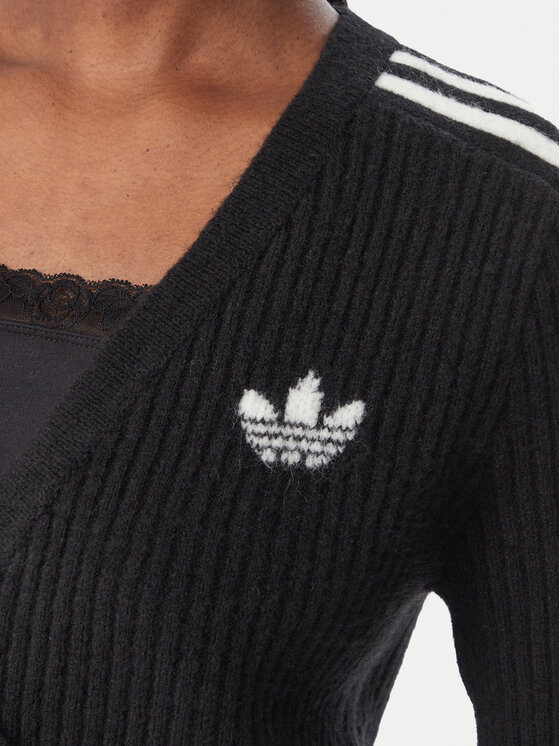 adidas adidas Sveter Adidas x Jennie Knitted Wrap LD8933 Čierna Slim Fit