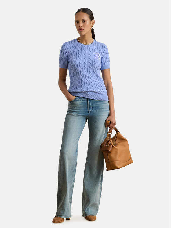 LAUREN RALPH LAUREN LAUREN RALPH LAUREN Svetr 200P07025003 Světle modrá Relaxed Fit