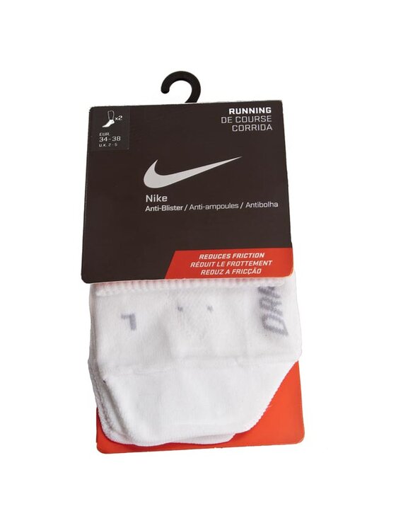 Nike Nike Комплект 2 чифта къси чорапи унисекс SX4471 ED4 122014D Бял
