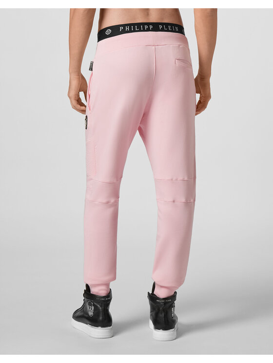 PHILIPP PLEIN PHILIPP PLEIN Spodnie dresowe 23837 Różowy Jogger Fit
