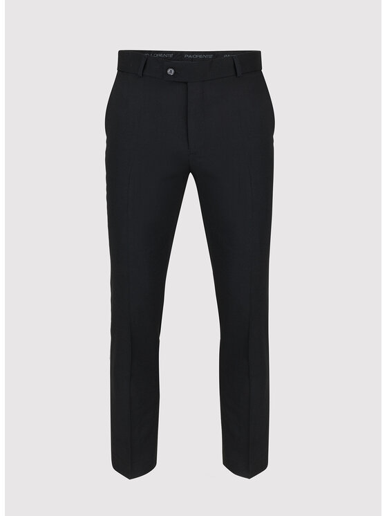 Pako Lorente Pako Lorente Spodnie garniturowe P22SP-6G-026 Czarny Slim Fit