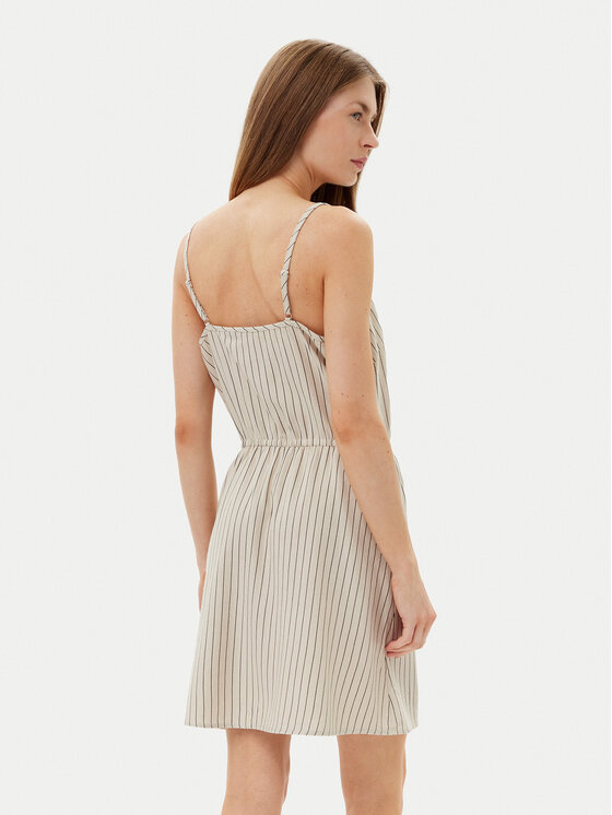 Vero Moda Vero Moda Sukienka letnia Mymilo 10303689 Beżowy Regular Fit