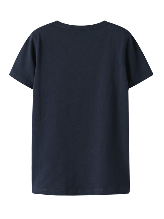 NAME IT NAME IT T-Shirt Zelo 13239199 Granatowy Standard Fit