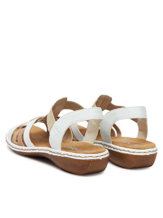 Rieker Rieker Sandali 65918-81 Bela