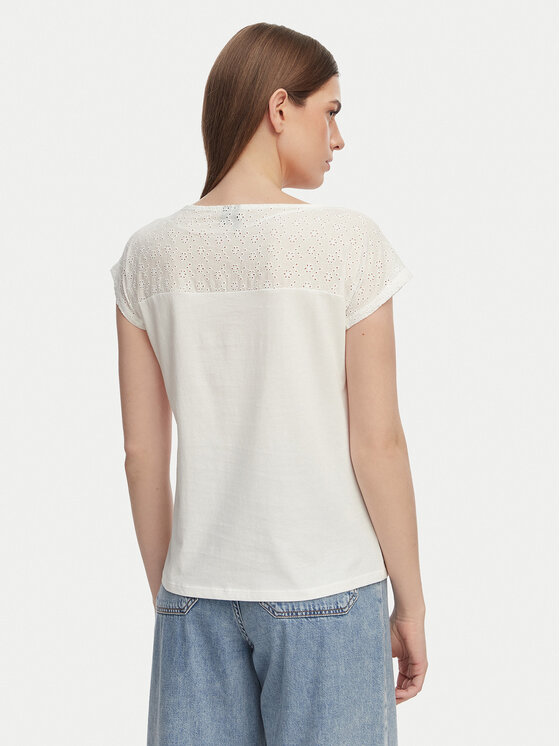 Vero Moda Vero Moda Bluzka Janni 10340707 Biały Regular Fit