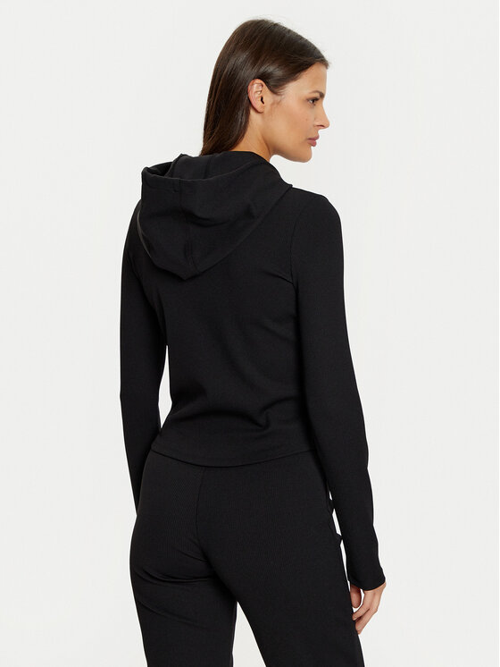 Guess Guess Mikina V5RQ06 KCLH0 Černá Regular Fit