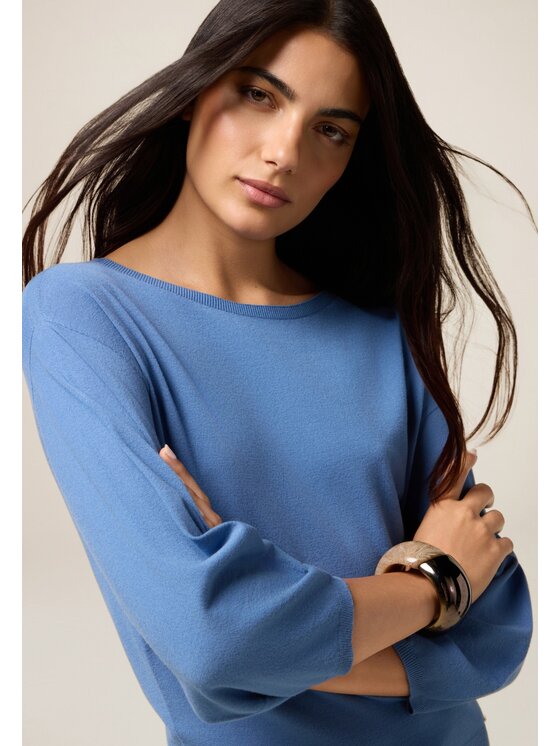 Oltre Oltre Cardigan M280J005014N034 Turchese Regular Fit