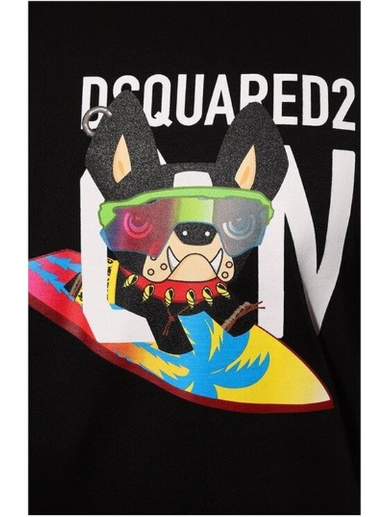 Dsquared2 Dsquared2 T-Shirt 79GC0064 S23009 900 Černá Regular Fit