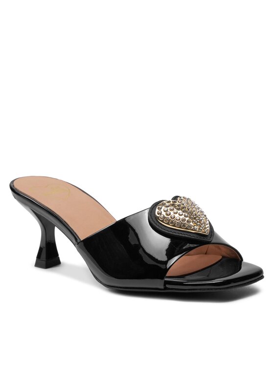 LOVE MOSCHINO LOVE MOSCHINO Şlapi JA28045G0IIH0000 Negru