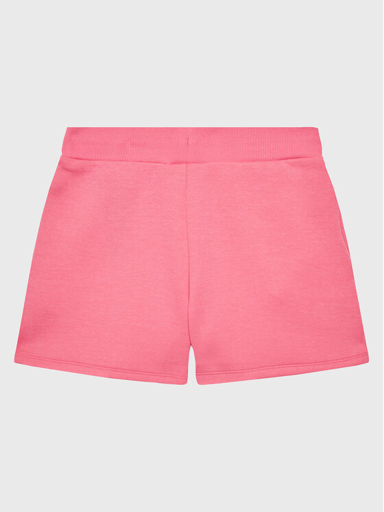 Guess Guess Sportovní kraťasy J3GD21 FL04P Růžová Relaxed Fit