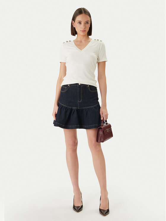 Morgan Morgan Jeans krilo 261-JSOUBIA Mornarsko modra Regular Fit