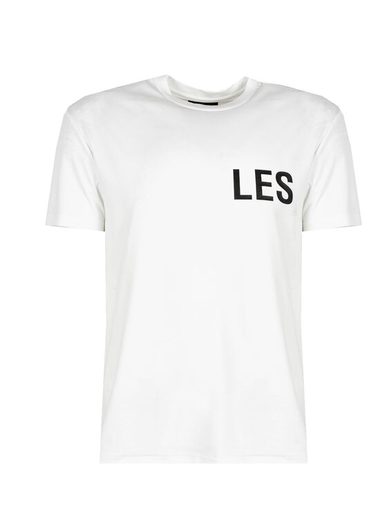 Les Hommes Les Hommes T-Shirt LF224300-0700-1009 | Grafic Print Λευκό Regular Fit