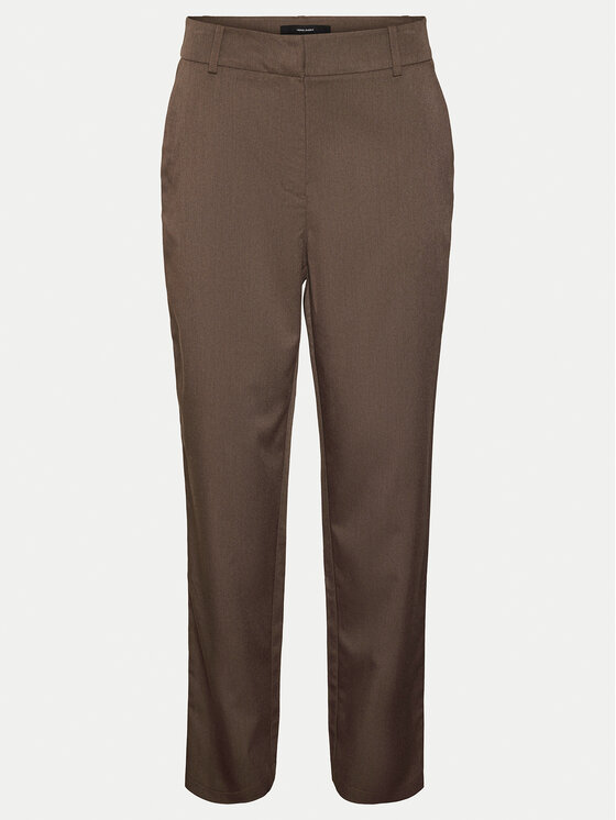 Vero Moda Vero Moda Chino hlače Nila 10320940 Rjava Tapered Fit