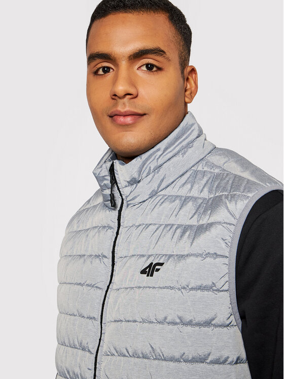 4F 4F Kamizelka H4Z21-KUMP001 Szary Regular Fit