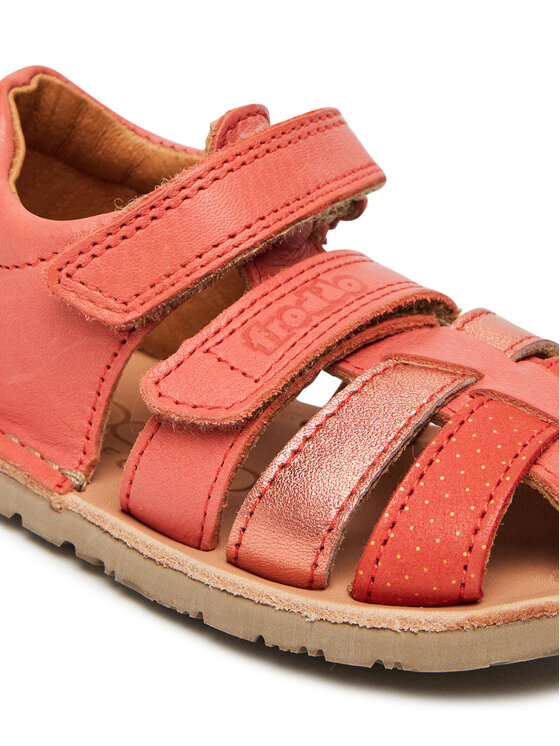 Froddo Froddo Sandały Barefoot Flexy Ivi G3150283-11 M Koralowy