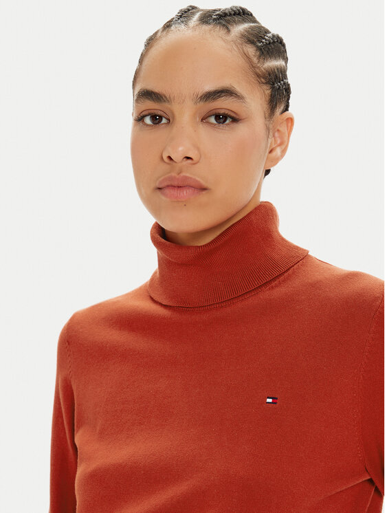 Tommy Hilfiger Tommy Hilfiger Golf WW0WW43211 Czerwony Regular Fit