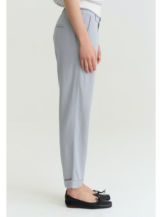 TATUUM TATUUM Spodnie materiałowe SEREMIO 1 Szary Loose Fit