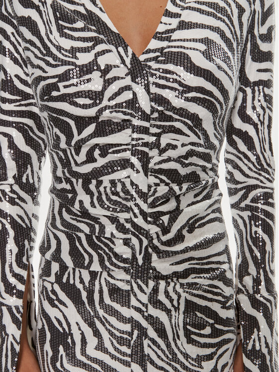 ROTATE ROTATE Koktel haljina Simone 1125782959 Crna Slim Fit