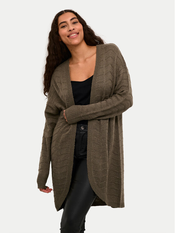 Kaffe Kardigán Kaemria 10506359 Kaki Regular Fit