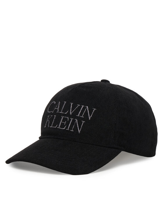 Calvin Klein Calvin Klein Cap Corduroy Graphic 5 Panel Cap LV04D5064G Schwarz