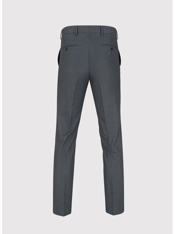Pako Lorente Pako Lorente Spodnie garniturowe P24SF-6G-020 Szary Slim Fit