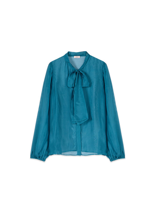 Oltre Oltre Camicia 5079R003254N024 Turchese Regular Fit