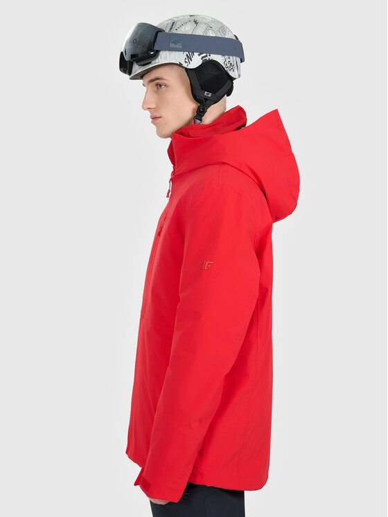 4F 4F Kurtka narciarska SKI PERFORMANCE Czerwony Regular Fit