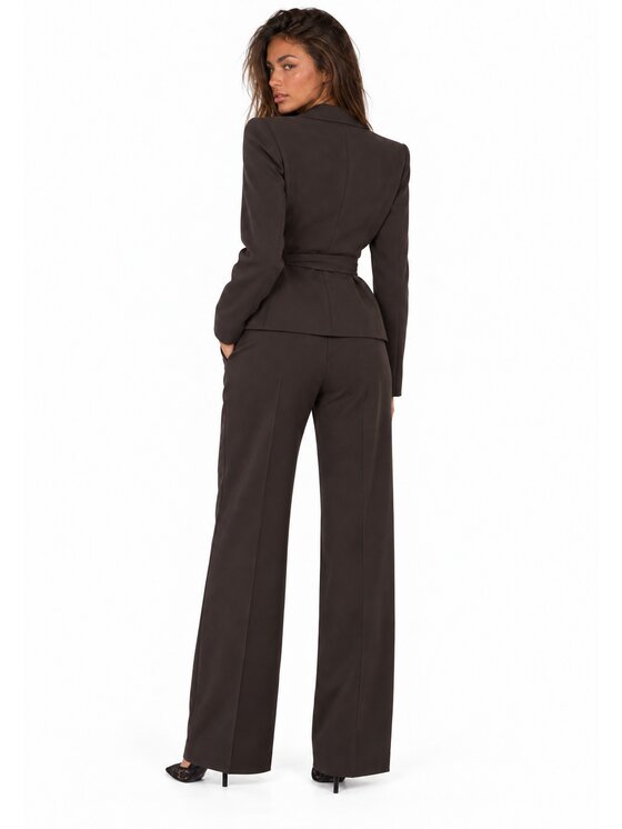 Agatha Studio Agatha Studio Garnitur A26ZF-KZ-K01 Brązowy Oversize