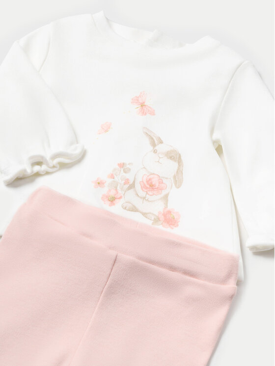 Mayoral Mayoral Set hanorac, bluză și leggings 2702 Colorat Regular Fit