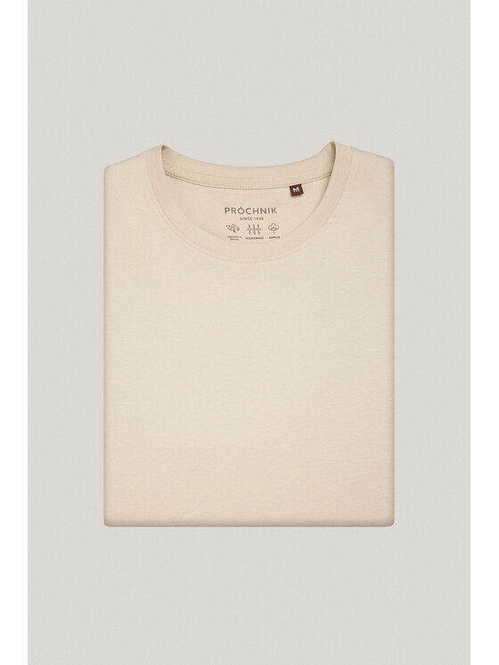 Próchnik Próchnik T-Shirt PM6 TS073125000007 Beżowy Regular Fit